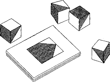 Рис. 2.7. Задача на построение композиции из кубиков.