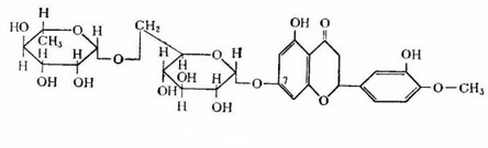 Рис. 24. Химическая структура гесперидина.